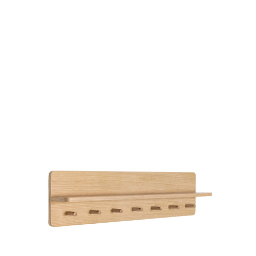 Hübsch kapstok Space - mdf/oak veneer - 80x12xh20cm