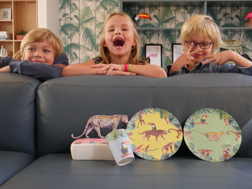 Catchii Kids Bowl Bamboo 14 cm Yellow