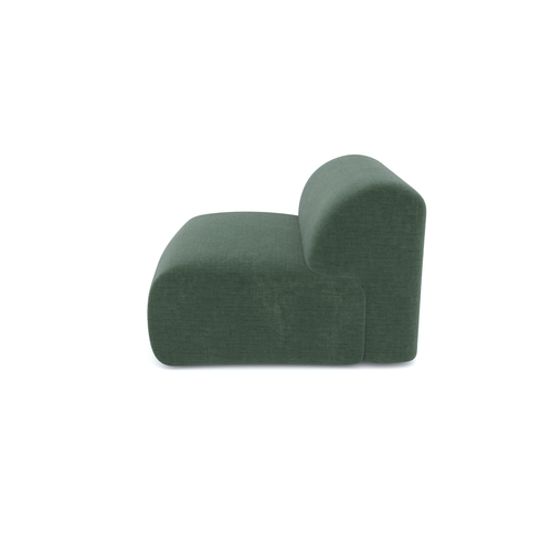 Sia Home - Fauteuils MYRA - Fluweel met structuur - Smaragdgroen - 75cm - vtwonen shop