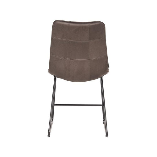 Label51 Eetkamerstoel Slim - Antraciet - Zithoogte 49cm - Set van 2