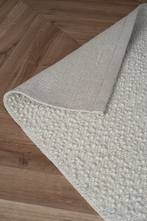 Wollen vloerkleed Nuta ivoor/wit -  Interieur05