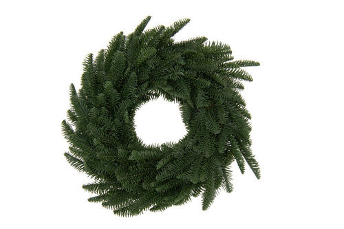 J-Line decoratie krans - kunststof - groen - medium