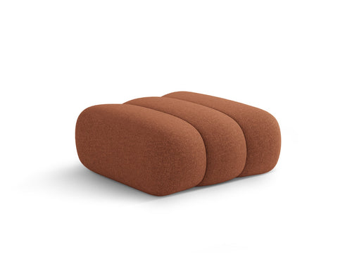 Cosmopolitan Design Poef Koge chenille baksteen - 95x95x40cm