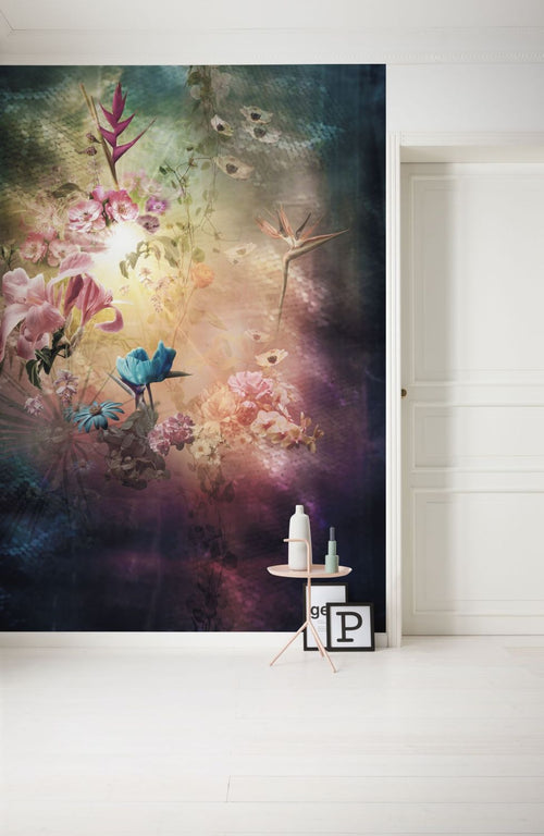 Sanders & Sanders fotobehang bloemen multicolor - 200 x 250 cm - 611968 - vtwonen shop
