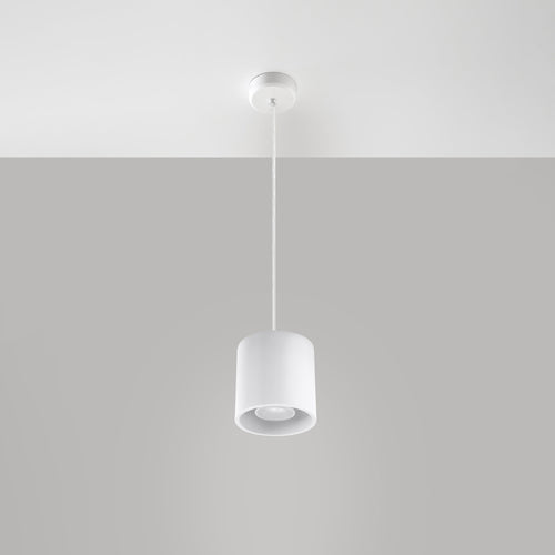 Sollux Lighting Hanglamp ORBIS 1 wit - 10x10x110cm