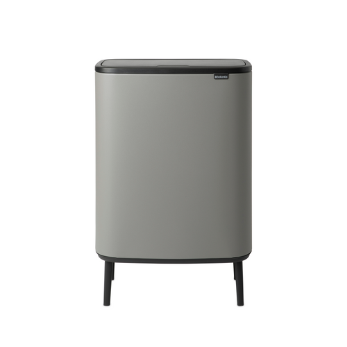 Brabantia Bo Touch Bin Hi, met 2 binnenemmers, 2 x 30 liter - Mineral Concrete Grey
