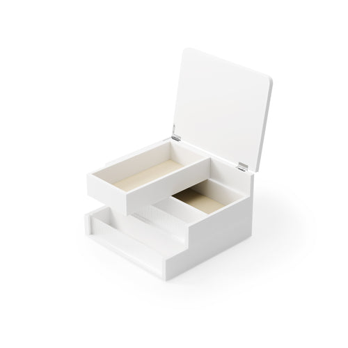 Umbra opbergdoos Malibu - 24 x 24 x 15 cm - wit