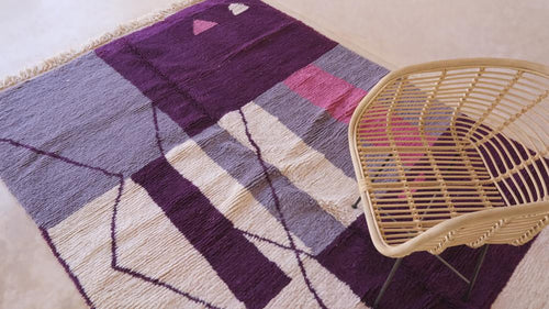 AFK Living vloerkleed Berber - handgemaakt - Wol - 140 x 200 cm