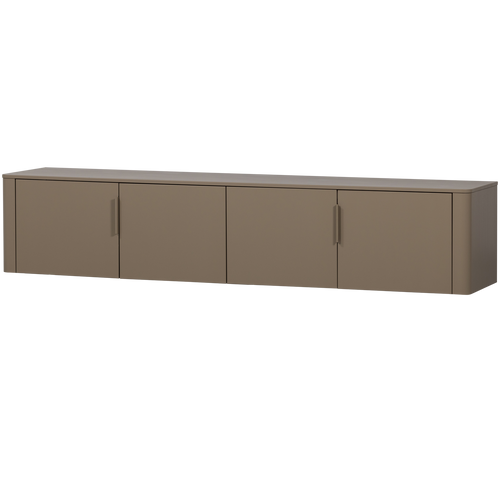 WOOOD tv meubel Gunnar - Grenenhout -  Mud/Bruin - 56x200x44