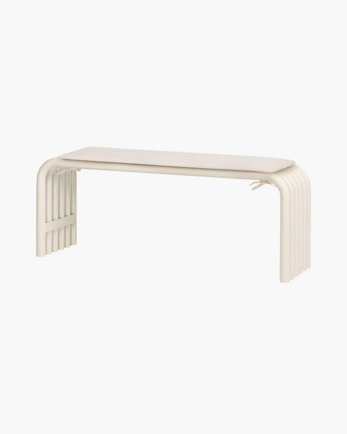 noo.ma Nokk Bench Cushion - waterdichte buitenkussenhoes, Piazza Beige, 30-50 cm