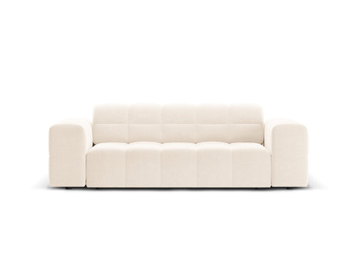 Cosmopolitan Design Bank Chicago 2-zits, chenille lichtbeige - 102x178x78cm