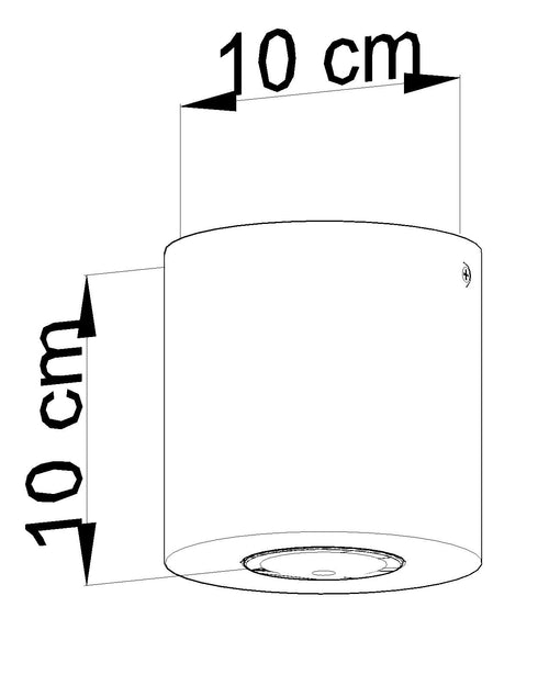 Sollux plafondlamp Orbis - 1 lichts - 10  x 10   cm - bruin - vtwonen shop