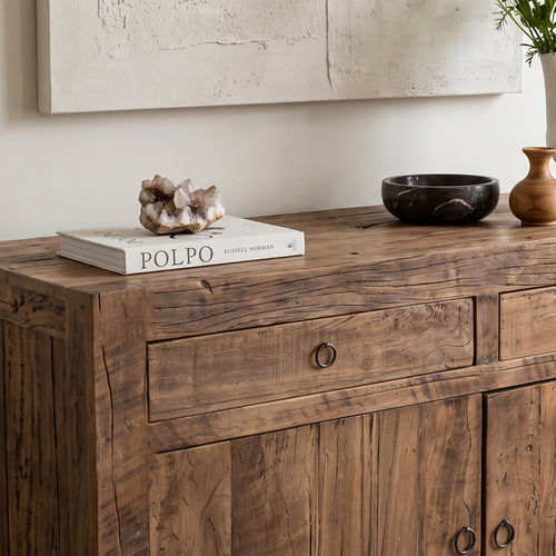 Raw Materials Farmwood houten dressoir - 120x45x85 cm