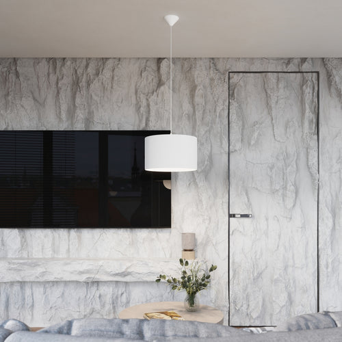 Sollux Lighting Hanglamp NOVA 40 wit - 40x40x88cm