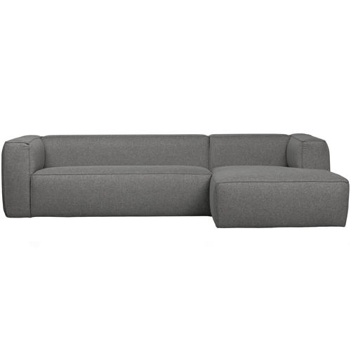 WOOOD chaise longue rechts Bean - Polyester - Mid Grey - vtwonen shop