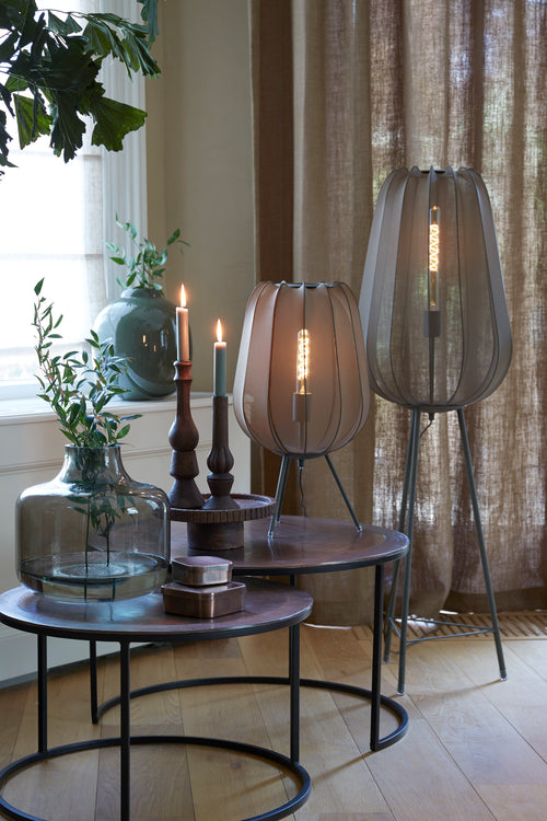 Light & Living vloerlamp PLUMERIA  - 42x42x132cm - groen - vtwonen shop