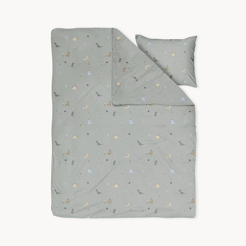 Petite Amélie Dekbedovertrekset – 140x200 cm – 100% Biologisch Katoen – Dino - vtwonen shop