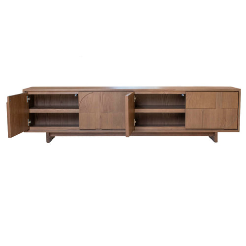 DÉJA Living Tv-meubel Otin - Bruin Hout - 200x40x50cm