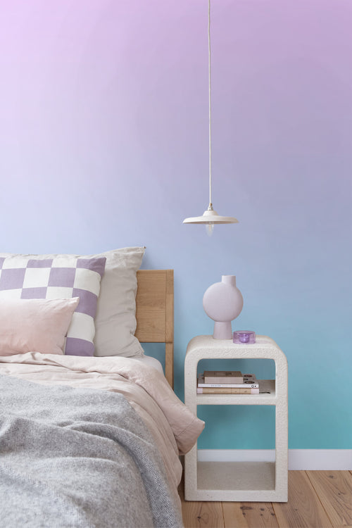 ESTAhome fotobehang dip dye motief blauw en paars - 2 x 2.79 m - 159543