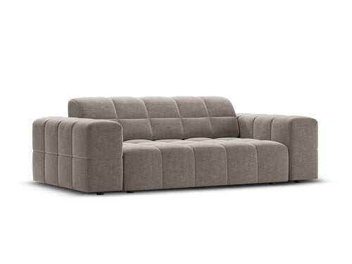 Cosmopolitan Design Bank Chicago 2-zits, chenille grijs - 102x178x78cm