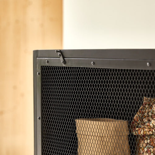 Tikamoon Kinderkast met metaalgaas - Zwart - vtwonen shop