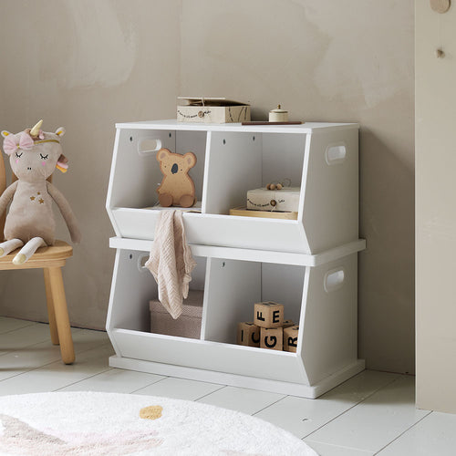 Petite Amélie Speelgoedkist CIEL - MDF - wit