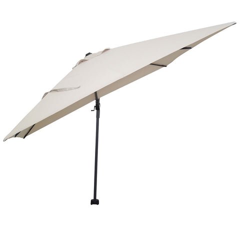 Hawaii parasol - 300x300 cm - carbon black - ecru - vtwonen shop