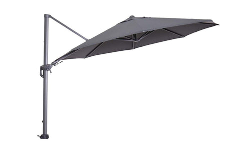 Hawaii parasol - Ø350 cm - carbon black - donker grijs - vtwonen shop