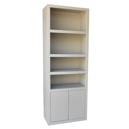 Giga Meubel Wandkast Xander - Mangohout - Beige - 80x45x220cm