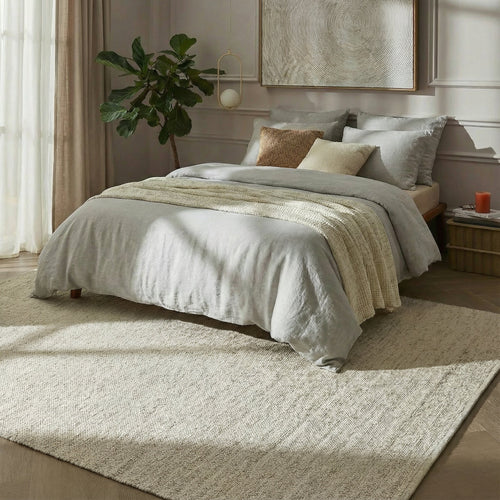 Mrcarpet wollen vloerkleed Gotland - beige/gemeleerd - 200x290cm (populair)