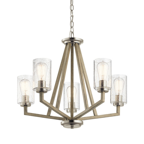 Elstead Kichler Deryn Multi Arm Hanglamp Plafondlamp Distressed Antique Grey