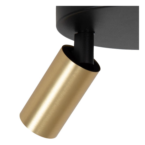 Lucide plafondspot RITMO - 3xGU10 (MR11) - Mat Goud / Messing