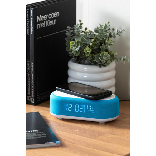 Karlsson wekker Vogue - blauw - 19.8x9.8x7cm - vtwonen shop