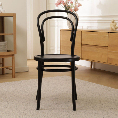 Fameg Vienna Thonet No.14 Houten Bistrostoel Zwart - vtwonen shop