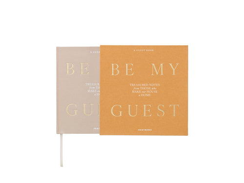 Printworks Gastenboek - Geel/Beige