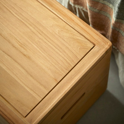 Tikamoon Kist van massief teak - Naturel