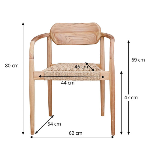 Kare Design Tuinstoel met armleuningen Sole Mio - vtwonen shop