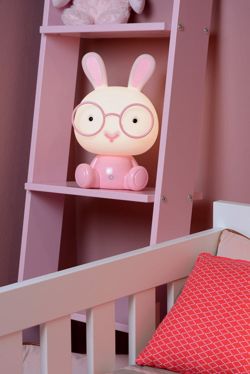 Lucide nachtlamp DODO RABBIT - Geïntegreerde LED - Roze