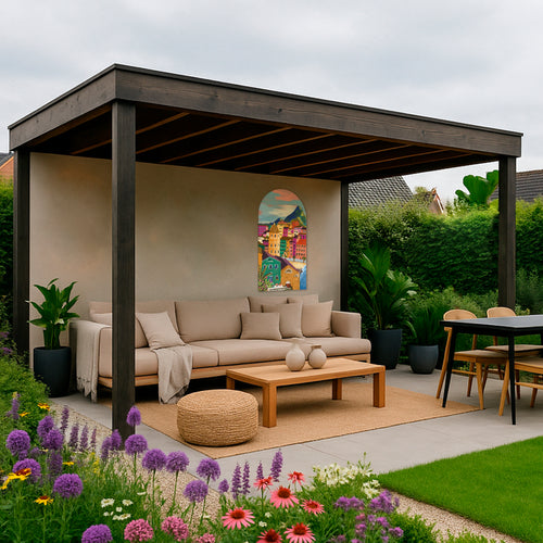 Art for the Home Canvas - Kleuren aan de Italiaanse Kust - 100x54