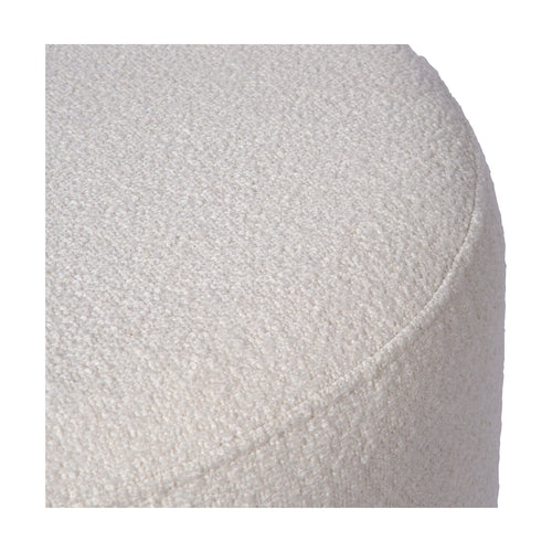 Atmooz poef Ritz 60 - alpine ivory - Ø 60 x H 35 cm