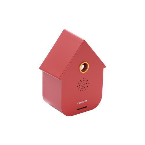 Karlsson ornament Sound Box Modern Cuckoo - rood - Ø12cm - vtwonen shop