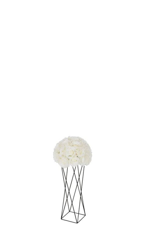 J-Line staander Kruis - metaal - zwart - small - 55 cm hoog