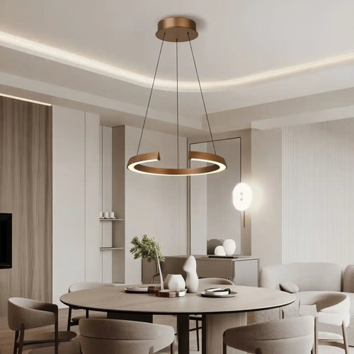 Freelight hanglamp Cavallo - 1 lichts - 65  x 180   cm - brons goud