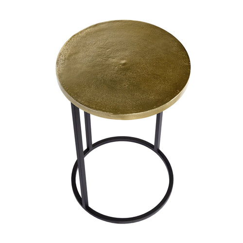 Atmooz bijzettafel Fitz - antiek messing - Ø 35 x H 55 cm