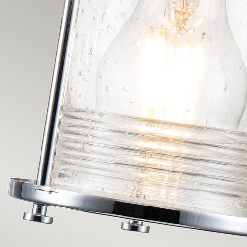 Elstead Kichler Ashland Wandlamp Gepolijst Chroom, IP44