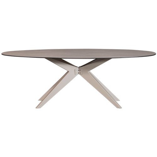 Exotan tuintafel Elk - Aluminium - Zand - 75x220x100 - vtwonen shop