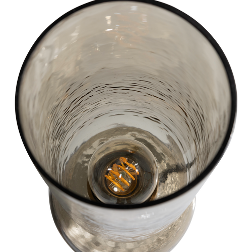 WOOOD tafellamp gehamerd glas 38xø15 cm Gigi - Naturel - vtwonen shop