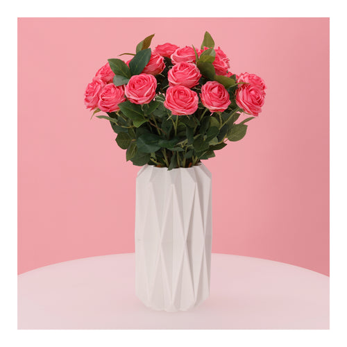 Maxifleur Handgebonden Kunstboeket Vela Modena 45 cm roze