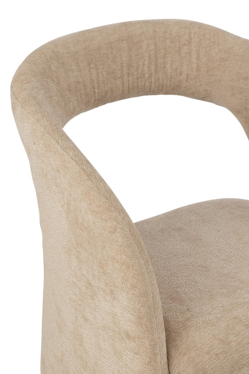 J-Line stoel Anise - textiel - beige