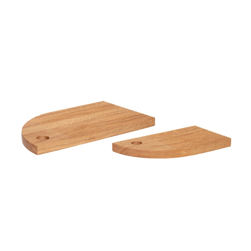 Hübsch snijplanken Split - eikenhout - 24x14xh2, 35x20xh2cm - vtwonen shop